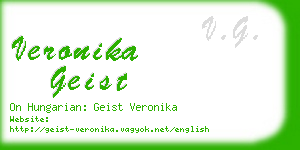 veronika geist business card